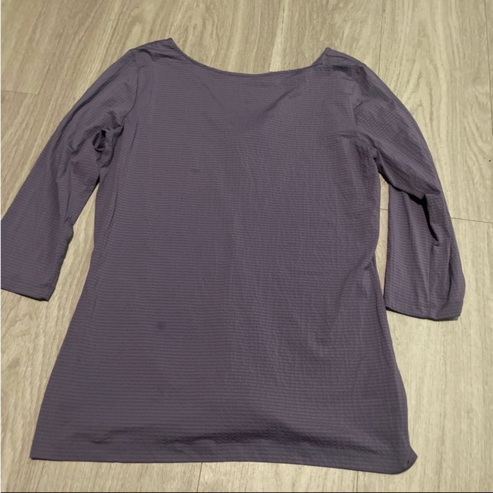 Boss Women's half Sleeve Top in Deep Purple